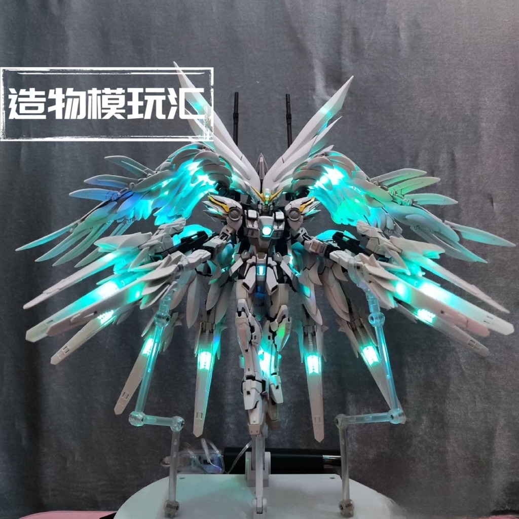 พร้อมสต็อก Taipan 8827fix พร้อม 12 Short Star Cannons MG Snow White 1/100 Lint Flying Wing Assembly Figure ของเล่น