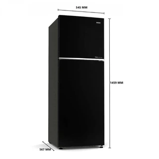 HAIER ตู้เย็น 2 ประตู 7.6 คิว Inverter (สีดำ) รุ่น HRF-209MNI