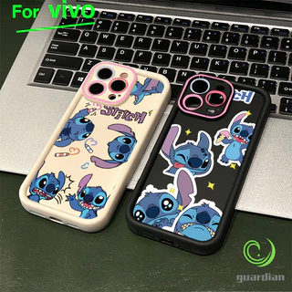 สำหรับ Vivo เคสโทรศัพท์วิโว่ ตัวการ์ตูนน่ารัก Y200 Y20 Y20s กรอบเลนส์สีชมพู Y12s Y12A Y17 Y12 Y15 Y11 Y12i Y15A โ