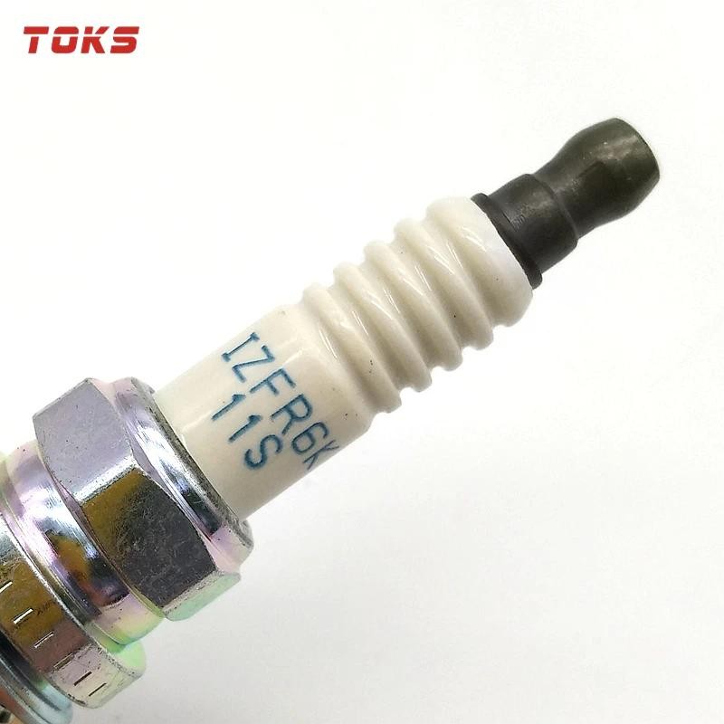 4PCS IZFR6K-11S 5266 Iridium Spark Plug 9807B-561BW fit สําหรับ Honda Civic CR-V FR-V 2006-2011 IZFR