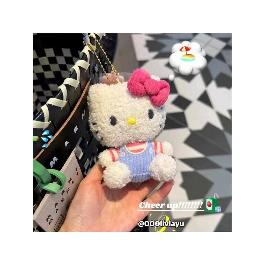 คิตตี้ kitty kitty ของใช้ ตุ๊กตาคิตตี้ขนลอนเล็กจี้กระเป๋าเครื่องประดับตุ๊กตาแมวคิตตี้ hallo hello กุ