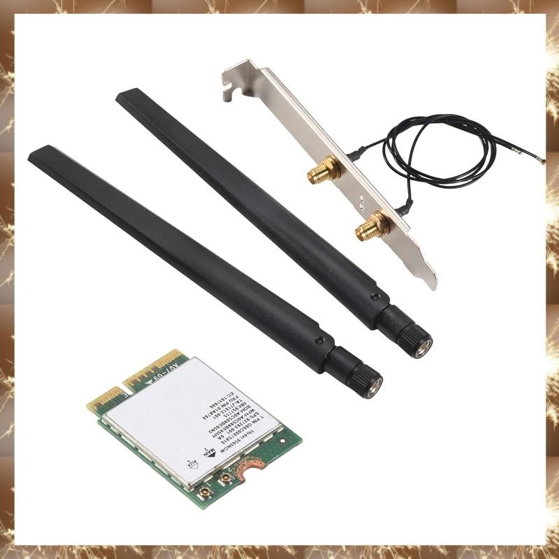 (OKB)1730Mbps สําหรับ Dual Band Wireless AC 9560 Desktop Kit 5.0 802.11Ac M.2 CNVI 9560NGW Wifi Card