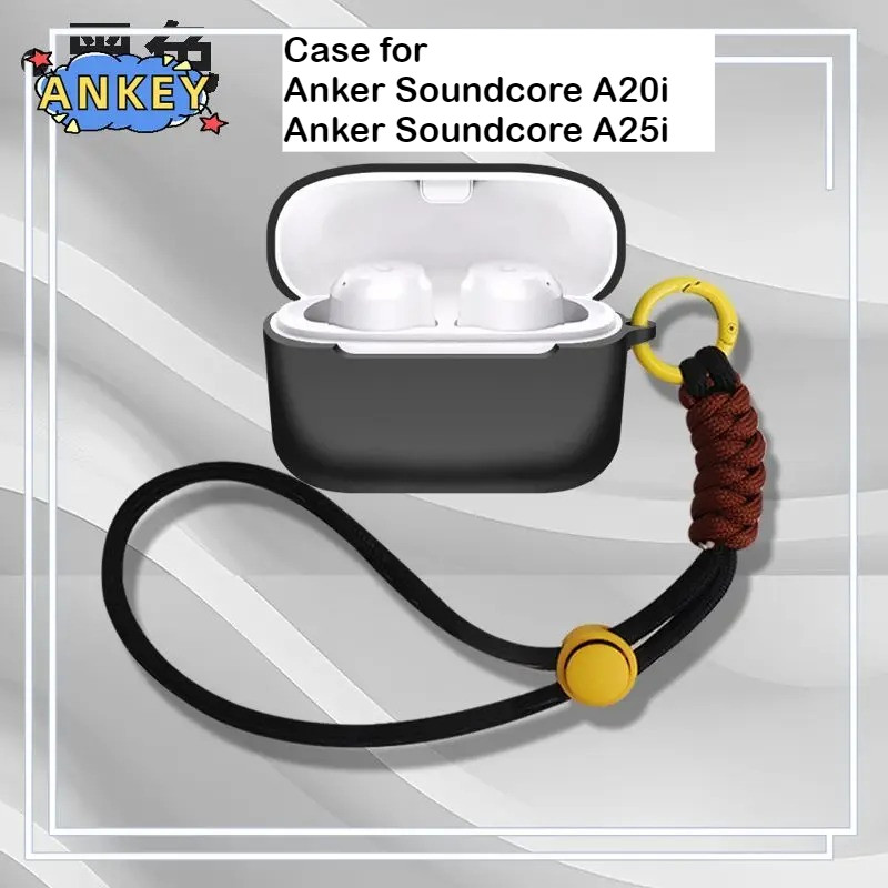for Anker Soundcore A20i / A25i Protective Case Nylon Lanyard Soundcore A25i Soft Cover Shells Washa