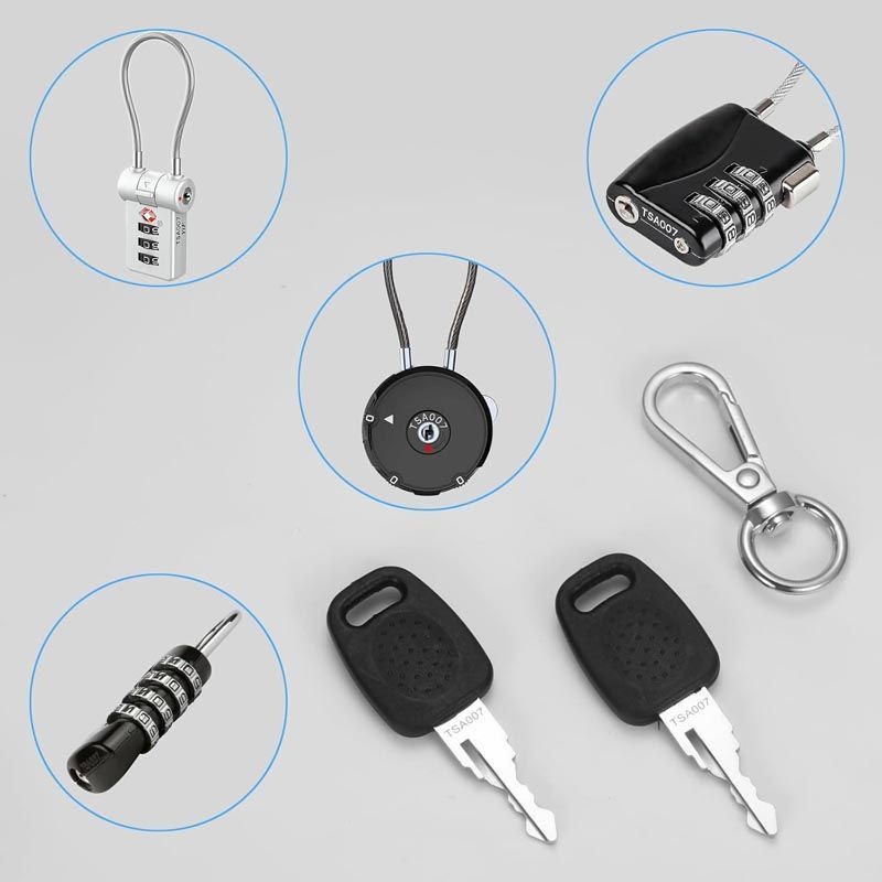 COMBINATION Lock Key COMBINATION Case Key กระเป๋าเดินทางอุปกรณ์เสริมขนาดเล็ก tsa007 tsa002 tsa006 MZ