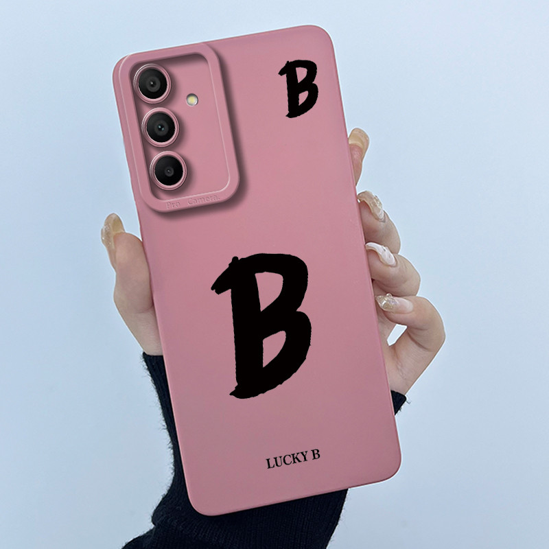 สําหรับ Samsung Galaxy A17 A07 ฝาครอบกรณี Lucky จดหมายเริ่มต้นซิลิโคนนุ่มกันชนโทรศัพท์สําหรับ SamsungA17 07 ปลอก - รูปที่ 2