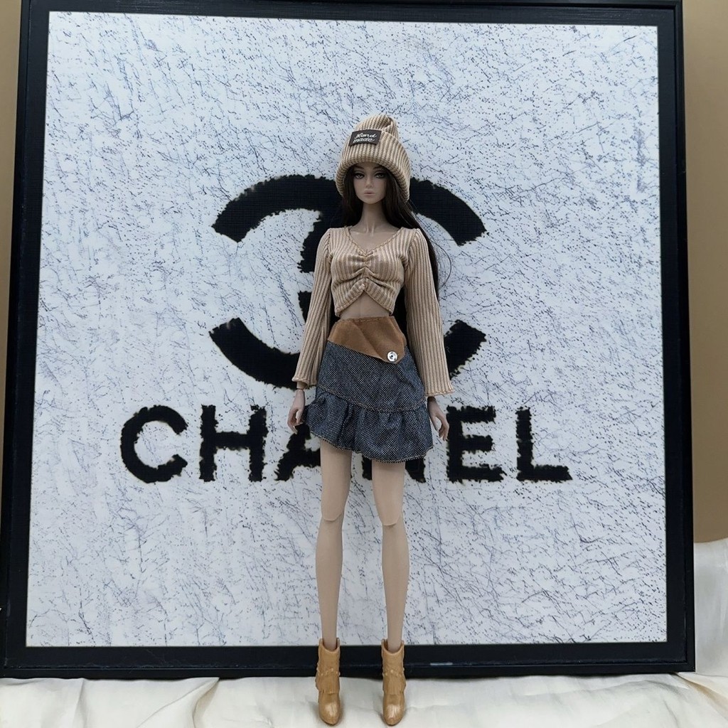 ซื้อ 2 แถม 1 ฟรี 30 ซม. Mattel Barbie Kerr Mengfan pp st fr ผ้าขนาดเล็ก 6 จุด Play House เสื้อผ้าเด็