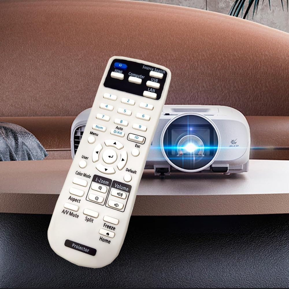 รีโมทคอนโทรลทดแทน 219863500 Fit สําหรับ Epson โปรเจคเตอร์ PowerLite E20 119W X49 W49 118 982W 1288 E