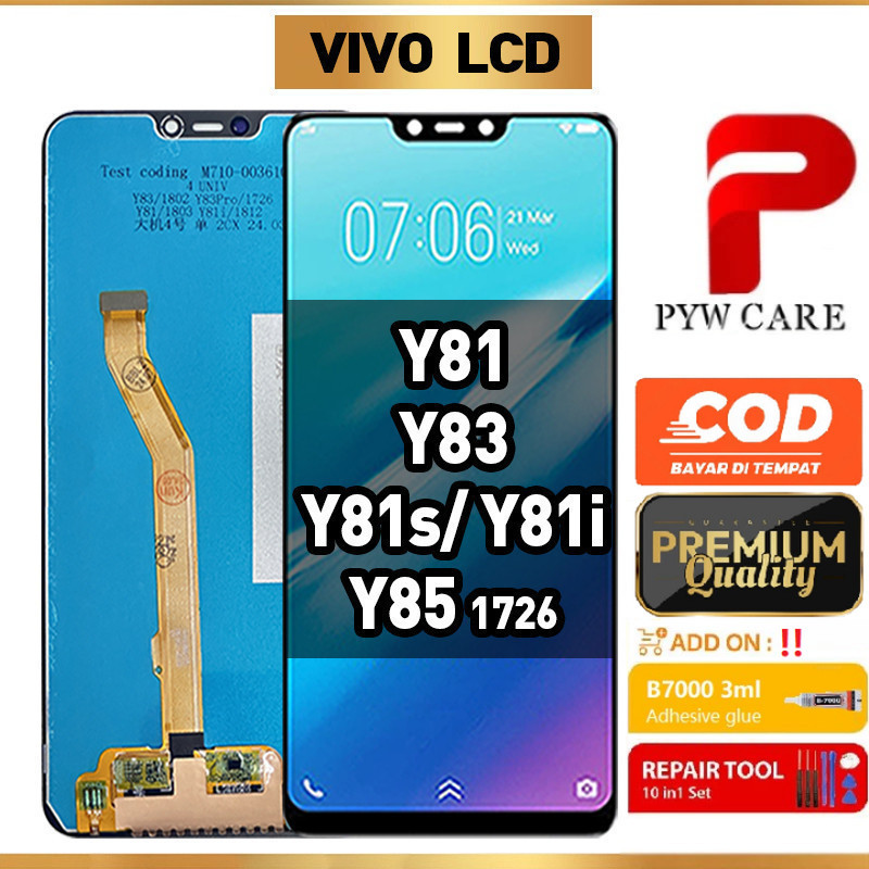 หน้าจอ LCD ที่รองรับสําหรับ Vivo Y81 / Vivo Y83 / Vivo Y81S / Vivo Y81i / Vivo Y85(1726) หน้าจอ LCD