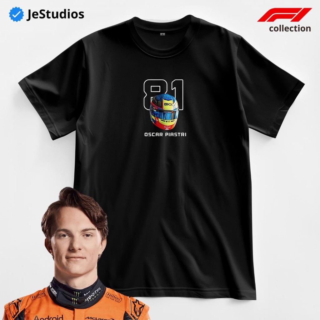 Oscar Piestri 81 Helmet เสื้อยืด Unisex F1