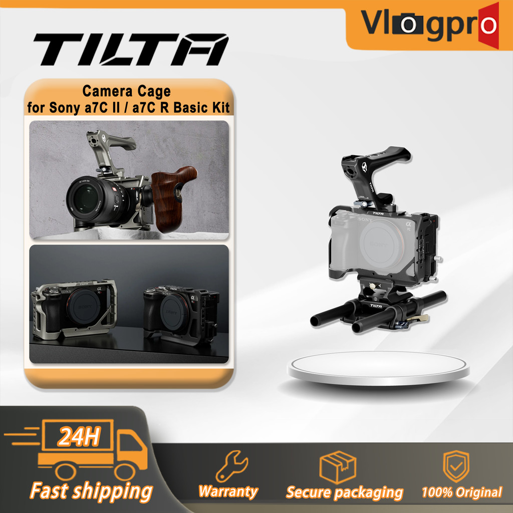 TILTA กล้องสําหรับ Sony a7CII / a7CR กล้อง Full Cage/ครึ่งกรง/ชุดพื้นฐาน/ชุดน้ําหนักเบา TA-T60