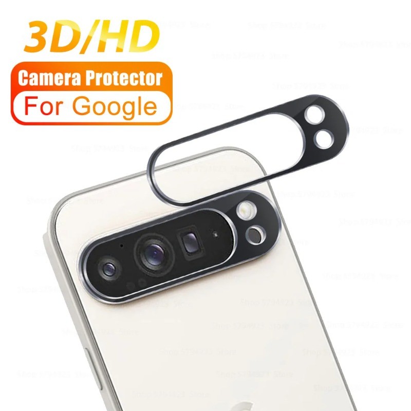 1-3 ชิ้น 3D ป้องกันกล้องเต็มรูปแบบสําหรับ Google Pixel 10 9 Pro XL ขอบดําเลนส์กล้องฟิล์มกระจกนิรภัยส