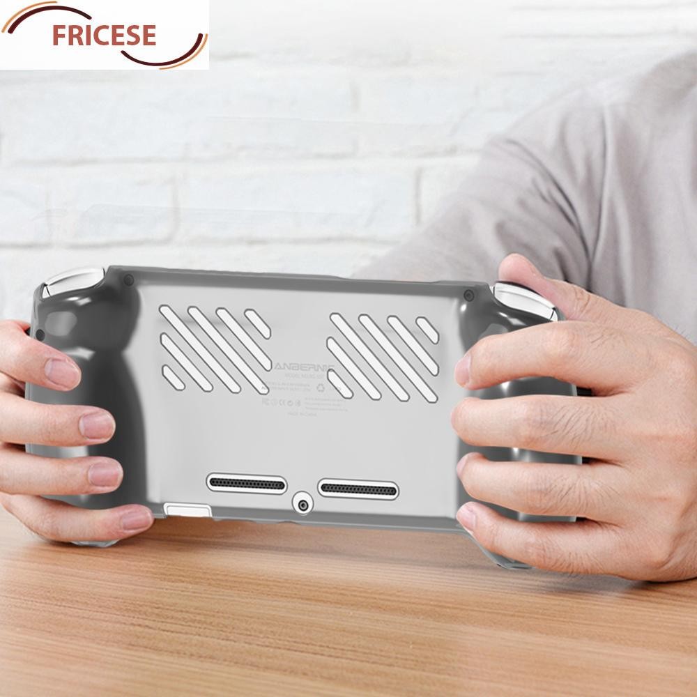 TPU Cooling เคสใส Anti-Scratch เคสป้องกันกันกระแทกสําหรับ Anbernic RG557 คอนโซลเกมมือถือ [Fricese.th