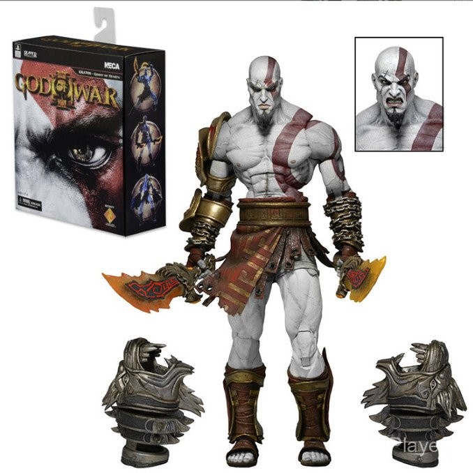 NECA God of War 3 Ultimate Kratos Kratos Kratos Kratos Deluxe Edition รุ่นเคลื่อนย้ายได้ชนิดบรรจุกล่