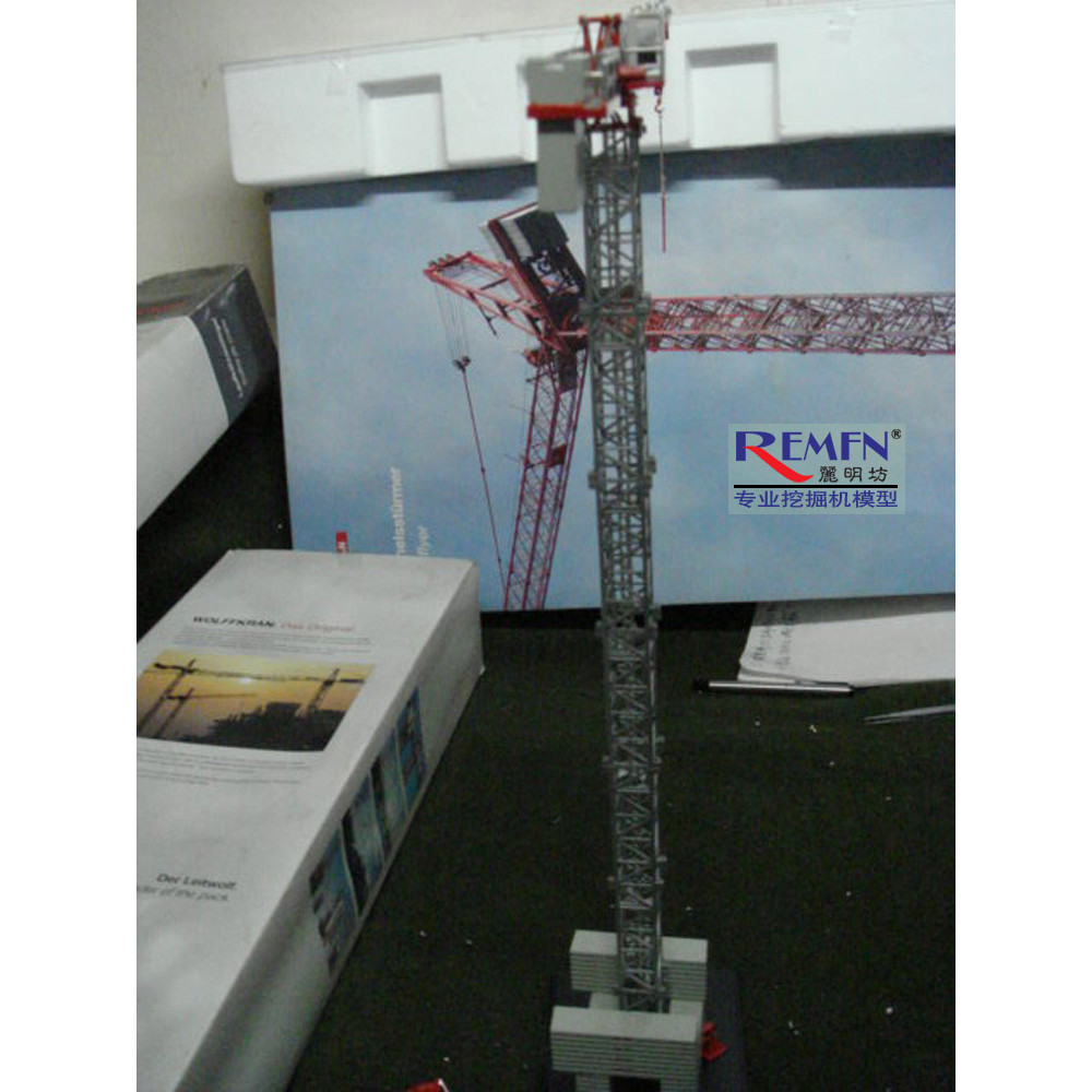 อิตาลี ROS 80100 SAEZ SL-55 Tower Crane Crane Tower Crane วิศวกรรมยานพาหนะรุ่น 1: 87