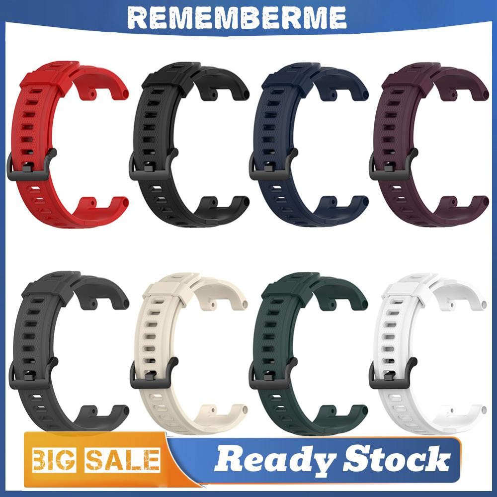 ซิลิโคนสายนาฬิกาอัจฉริยะสีทึบสายรัดข้อมือเปลี่ยนสําหรับ Huami Amazfit