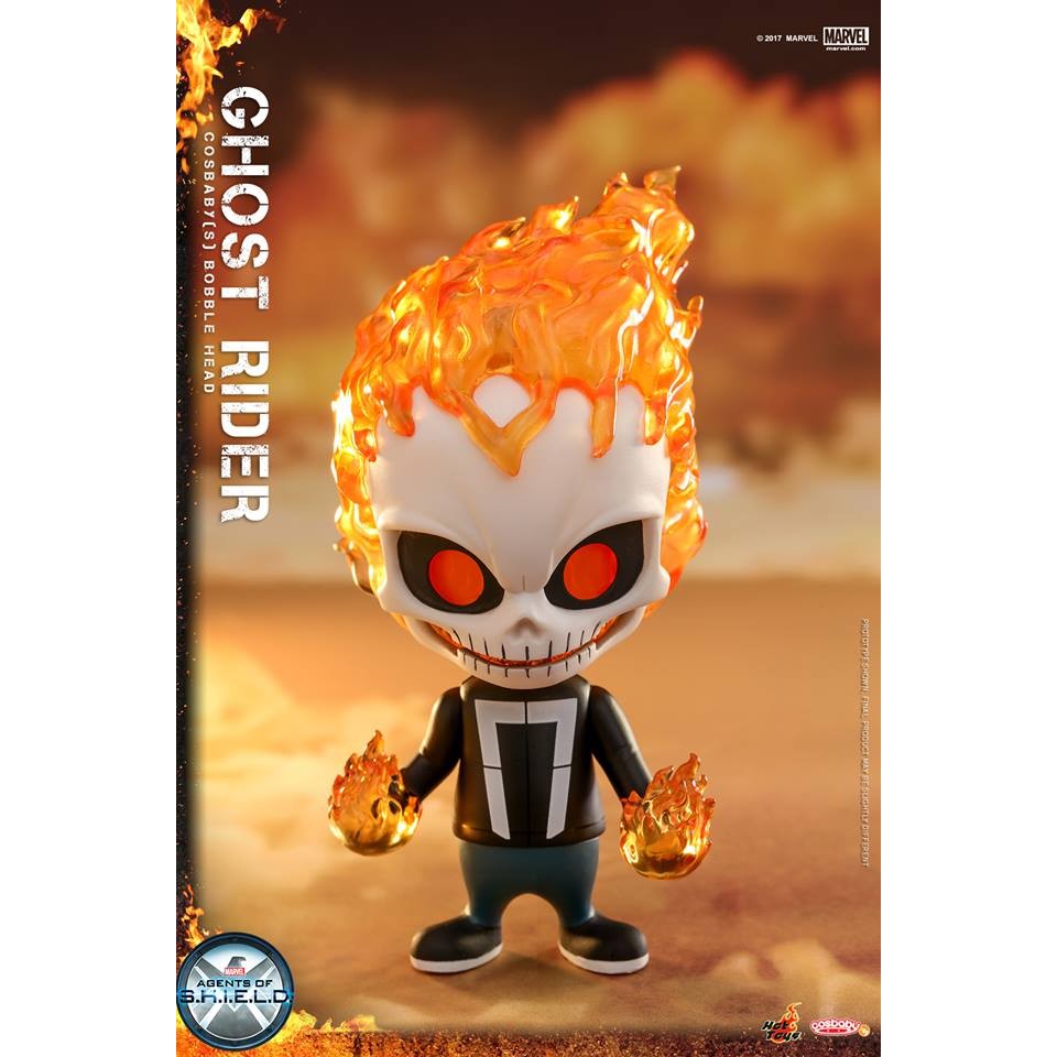 HOTTOYS HT SHIELD Agent Evil Knight COSBABY ตุ๊กตารุ่น Q