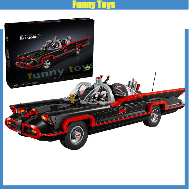 76328,Batmobile,Batman Building Blocks,Batman,รถเคลื่อนที่คลาสสิก,ของขวัญของเล่นสําหรับเด็กผู้ชาย