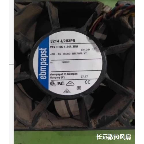 Ebmpapst 24V 3214J/2H4P Axial Inverter Fan PWM ความเร็วพัดลมหม้อน้ํา 3214J/2H3PR4.6