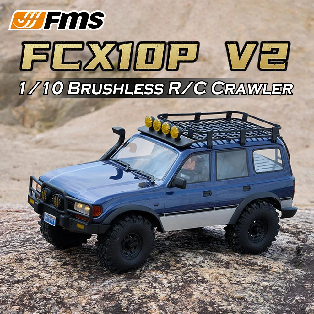 FMS FCX10 LC80 PRO RS V2 4WD Brushless RC Crawler 1/10 รีโมทคอนโทรลไฟฟ้ารุ่นรถ Off-Road ผู้ใหญ่ของเล