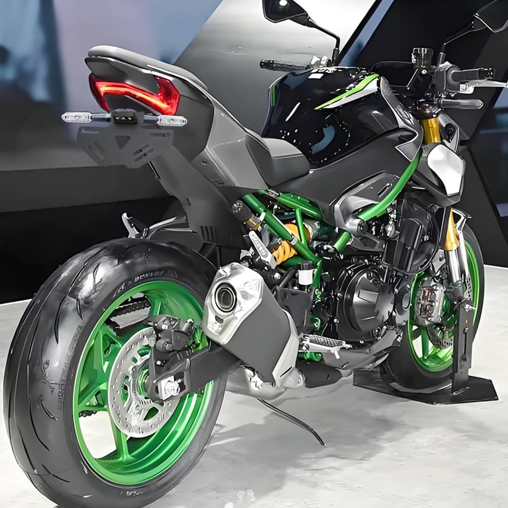 ใหม่ 2025 สําหรับ Kawasaki Z900 Z900 SE ผู้ถือป้ายทะเบียนรถจักรยานยนต์ Tail Bracket ไฟ LED Fender Eliminator Z900 Z900 SE 2025
