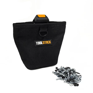 Toolstack กระเป๋าเครื่องมือผู้ชายทนทานกระเป๋าเล็บอุปกรณ์เครื่องมือทํางาน TSK-63