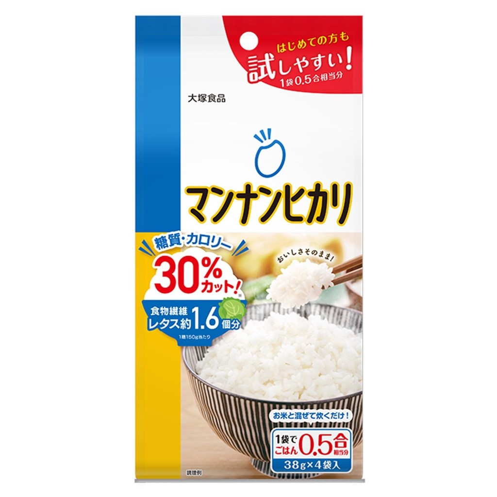 Otsuka Food Mannanhikari Otsuka Food Mannanhikari 152g [Stick type (38g×4 bags) อาหาร Otsuka มันนันฮ
