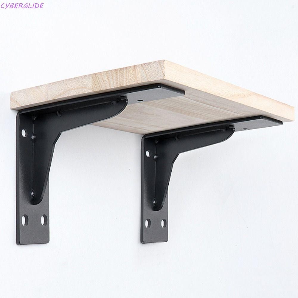 CYBERGLIDE ขายึดชั้นวางขาตั้งกล้อง, ขายึดชั้นวางลอยรูปตัว L สําหรับงานหนัก, ชั้นวางรองรับโลหะ 6-18IN