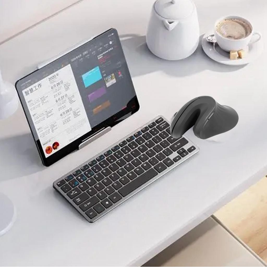 Ruba888-ph ANGGREK เมาส์แนวตั้งแบบมีสายมีประสิทธิภาพตามหลักสรีระศาสตร์สําหรับแล็ปท็อป