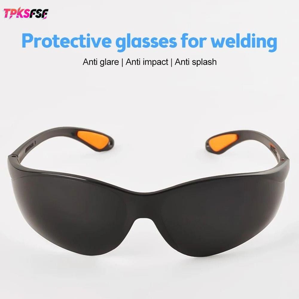 แว่นตานิรภัย TPKSF,แว่นตาช่างเชื่อมเชื่อมสีดํากันฝุ่น,อุปกรณ์รักษาความปลอดภัยแว่นตากันลมแว่นตานิรภัยผู้หญิงผู้ชาย