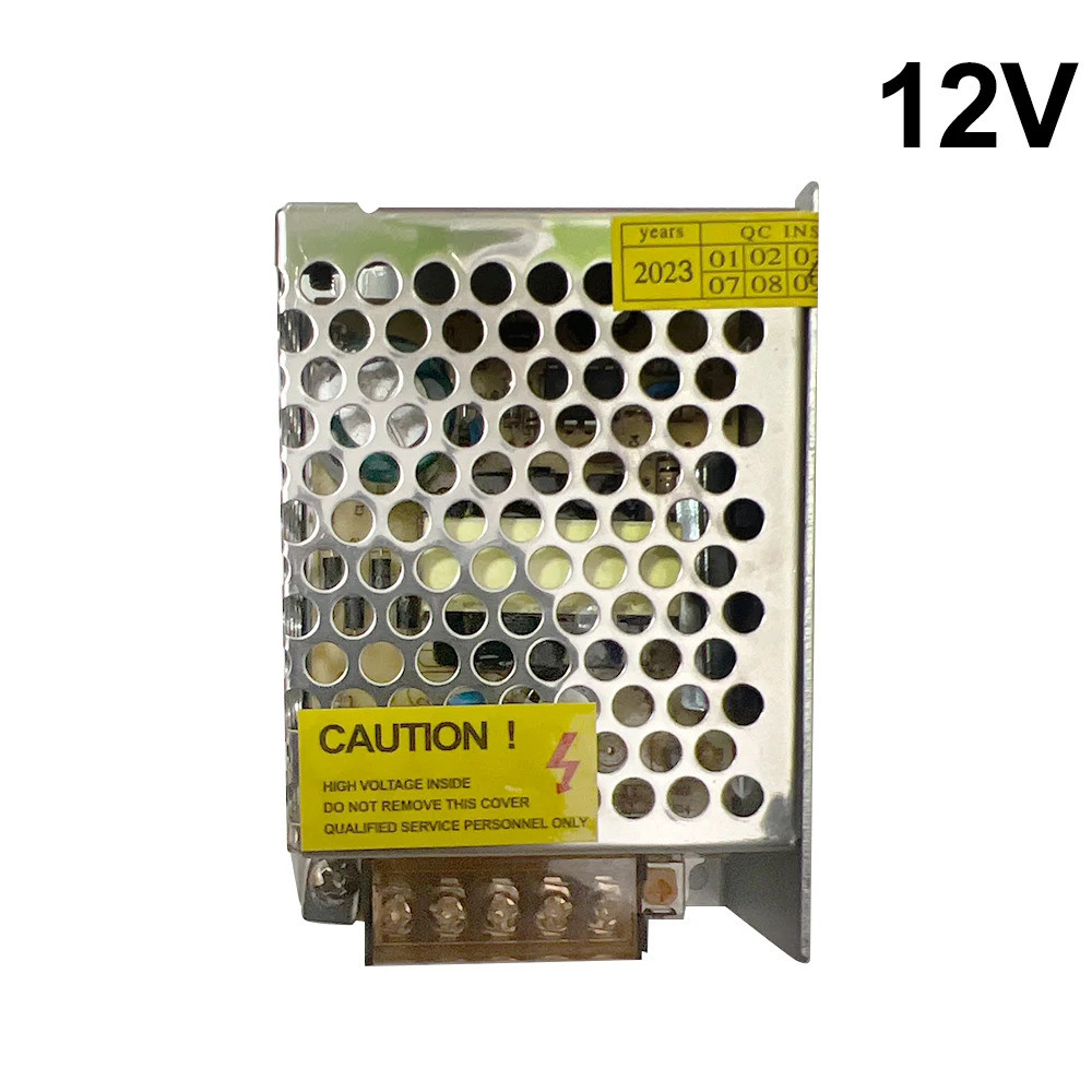 DC12V 5A แสง Transformers AC 110V ถึง DC 12V LED Driver 60W อะแดปเตอร์สําหรับ 5m LED Strip สวิตช์ไฟแ