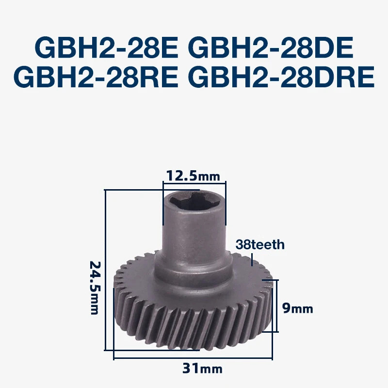 อะไหล่เกียร์สําหรับ Bosch GBH2-28E GBH2-28DE GBH2-28RE GBH2-28DRE ค้อนไฟฟ้าเครื่องมือไดรฟ์เกียร์เปลี