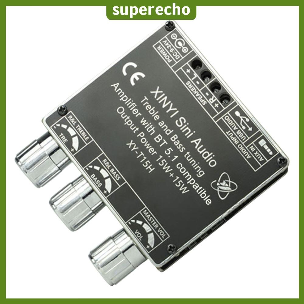 [คลังสินค้าพร้อม] XY-T15H บอร์ดขยายเสียงดิจิตอล Bluetooth-เข้ากันได้กับ 5.1 2.0 ช่อง APP ควบคุมโฮมเธ