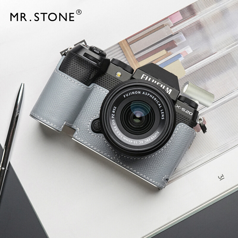 MrStone Fuji xs20 ซองหนังกล้องเหมาะสําหรับ XS20 เคสป้องกัน xs-20 ฐานจับอุปกรณ์ป้องกัน