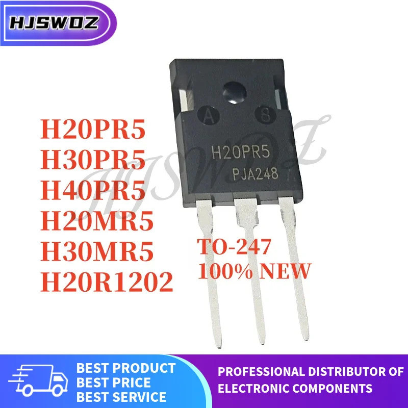1-5PCS H20MR5 H30PR5 H20PR5 H40PR5 H30MR5 H20R1202 TO-247 IGBT Field Effect ทรานซิสเตอร์