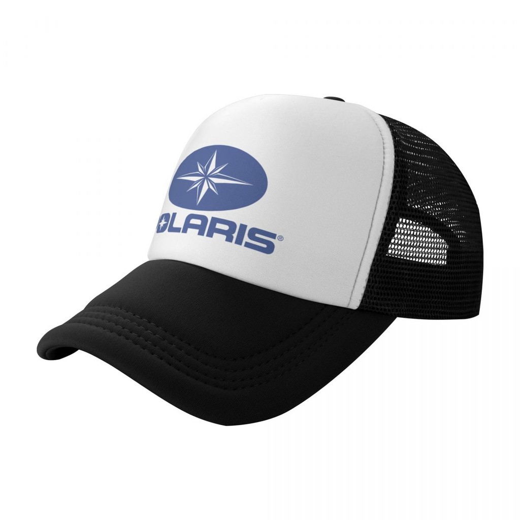 Polaris Motorcycle Mesh Trucker Cap กันแดด เหมาะสำหรับการเดินป่าและ pond camp