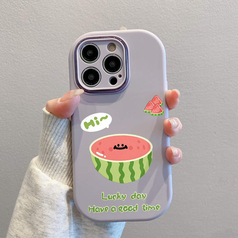 กรณีแตงโมสําหรับVivo V27 V29 V30 V40 Pro S20 S19 S17E X80 X90 X100 X100S X200 PRO Fullcoverกล้องกันก