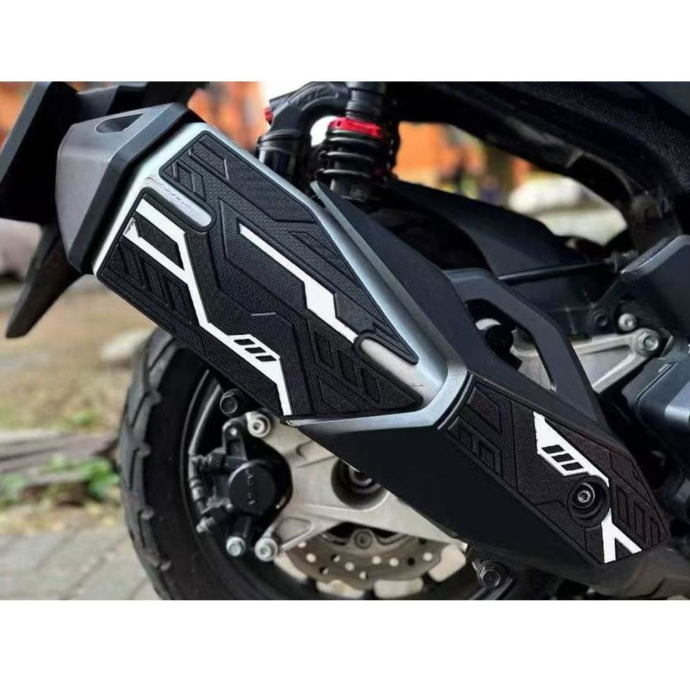 ADV160 กันรอยท่อ สติ๊กเกอร์ติดท่อ ของแต่งADV160(0213)