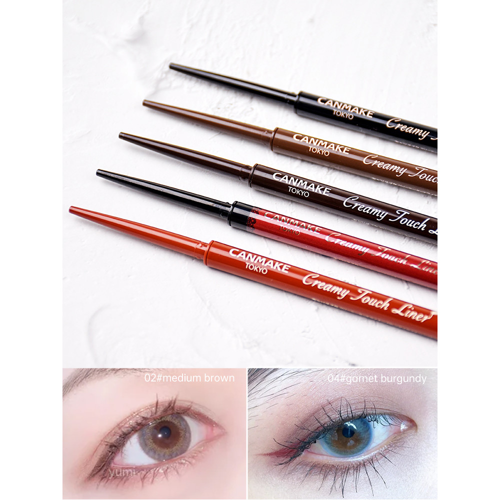 มาสคาร่าใส มาสคาร่ากันน้ำ ญี่ปุ่น CANMAKE CANMAKE Ida Ultra-Fine Eyeliner Gel Pen Cream Lying Silkwo