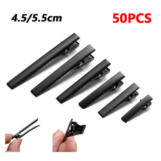 50Pcs Korean Fashion Ladies Hair Clip Black Duckbill Clip Hair Accessories with 4.5cm 5.5cm