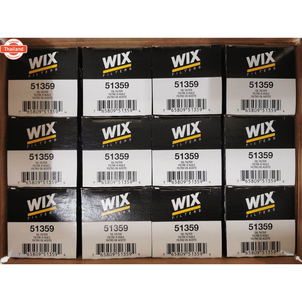 กรองน้ำมันเครื่อง WIX51359 สำหรัิ๊คไค์ Aprilia และ Suzuki ทุกรุ่น แท้USA