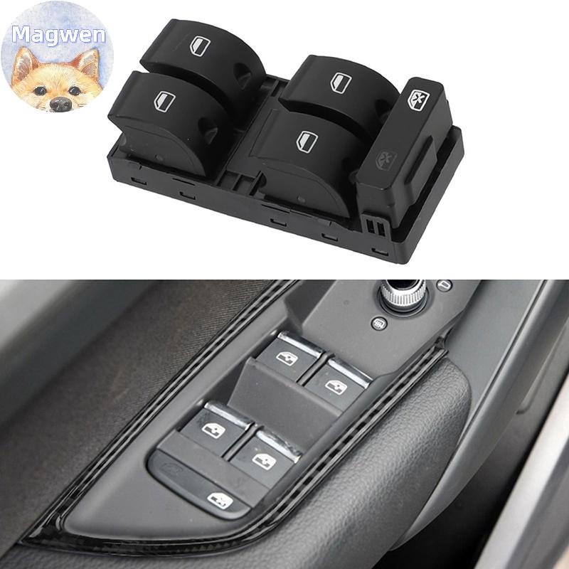 Magwen 1 ชิ้นสําหรับ A3 8P SPORTBACK A6 4F 4G C6 Q7 4L 4F0 959 851F คุณภาพสูงไฟฟ้าแผงหน้าต่าง Master