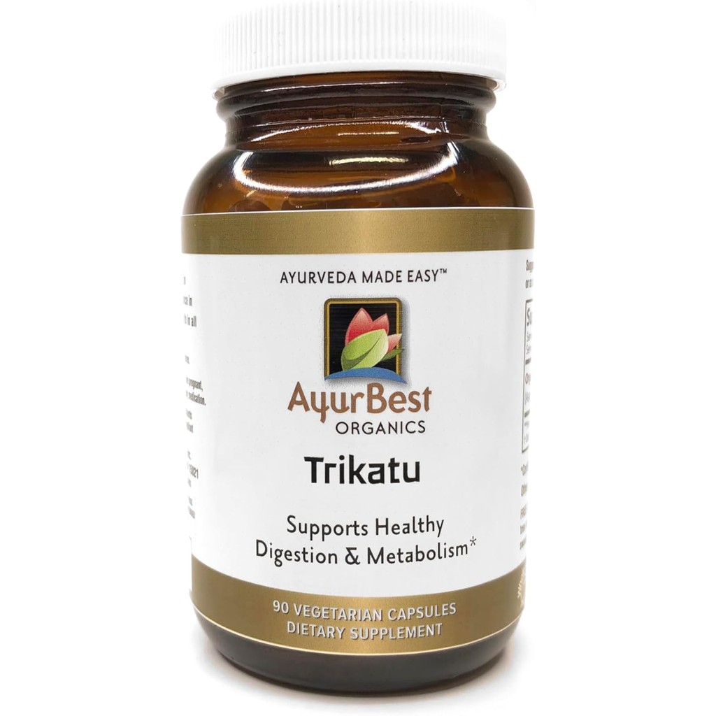 เม็ดสมุนไพรไตรกาตู 500 มก. แคปซูล USDA Organic Ksher - 90 นับ