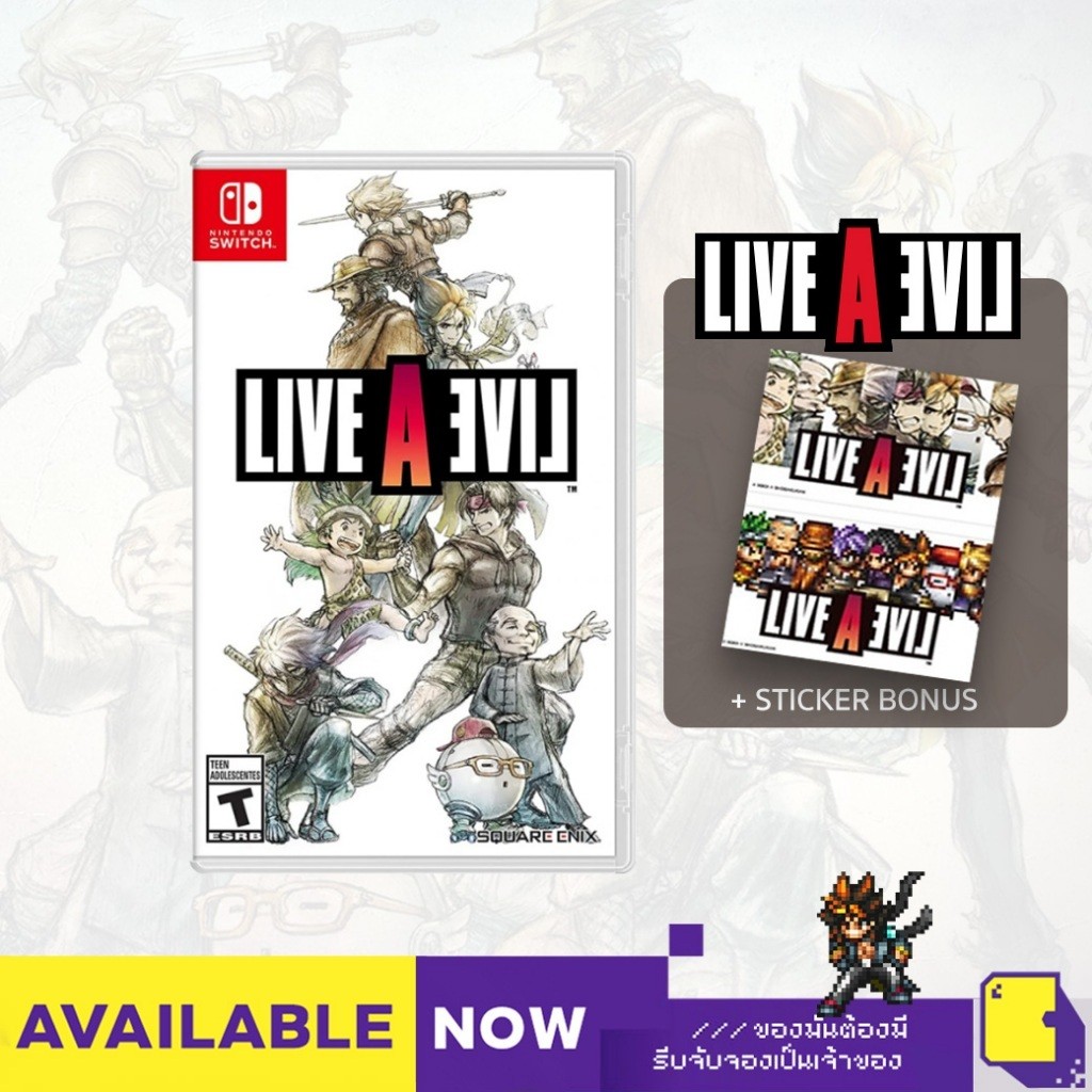 [+..••] พร้อมส่ง ผ่อน 0% | NSW LIVE A LIVE (ENGLISH) (เกม Nintendo Switch™ 🎮) | By ClaSsIC GaME