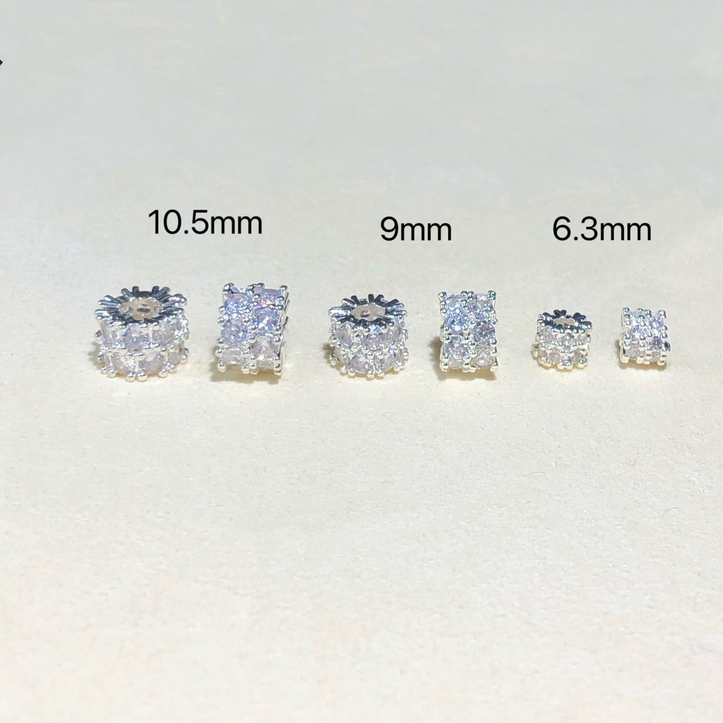 ลูกปัด 14k diy Bow Perforated Accessories