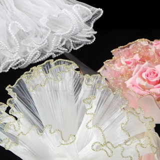 4Yards กระดาษห่อดอกไม้, ตาข่ายริ้วรอย Florist กระดาษห่อดอกไม…