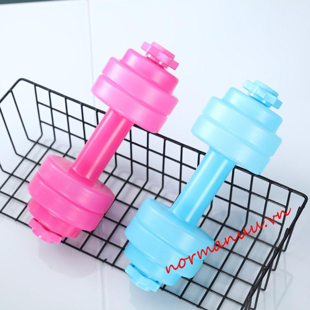 NORMAN6G Dumbbell Water Cup, 830ML Multifuntion Water-filled Dumbbells, Comprehensible Portable Plas