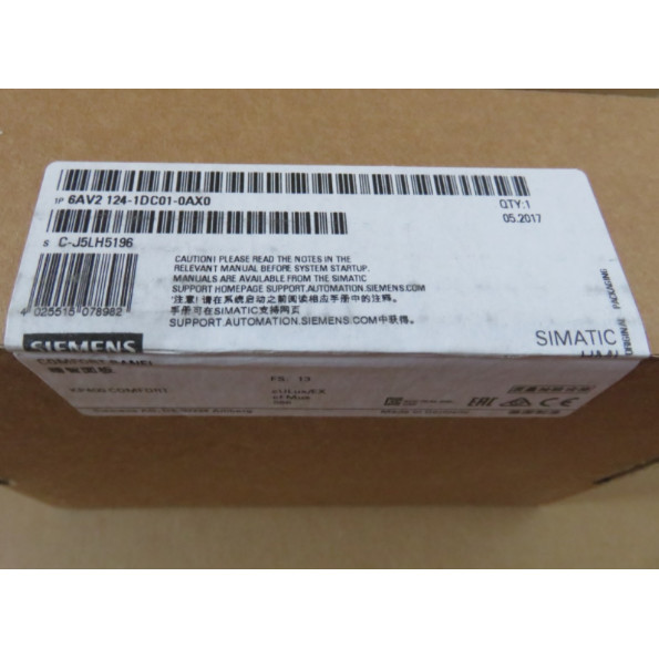 Siemens 6AV2124-2DC/0GC/0JC/0MC01-0AX0 KTP13/23/30/40 ซม.หน้าจอสัมผัสประณีต
