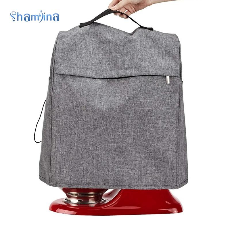 Shamjina ห้องครัวผสมฝุ่น 36x24x36 ซม.ผ้าโพลีเอสเตอร์ Top Handle อุปกรณ์เสริมสําหรับ 4.5 Quart 5 Quar