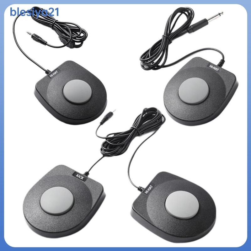 [blesiya21] Compact Sustain Pedal, เปียโนไฟฟ้า Sustain Foot Pedal, Electronic Drum Pedal