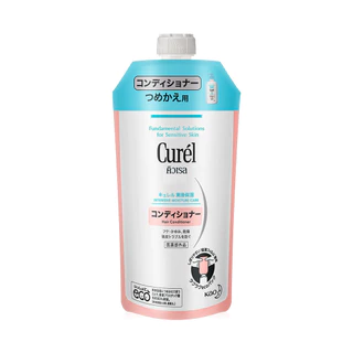 Curel Intensive Moisture Care Hair Conditioner 340ml คิวเรล แฮร์ คอนดิชันเนอร์ ครีมนวดผม สำหรับหนังศีรษะบอบบางแพ้ง่า...